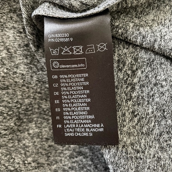 🛍Opened back A shape gray dress size L - Picture 4 of 4